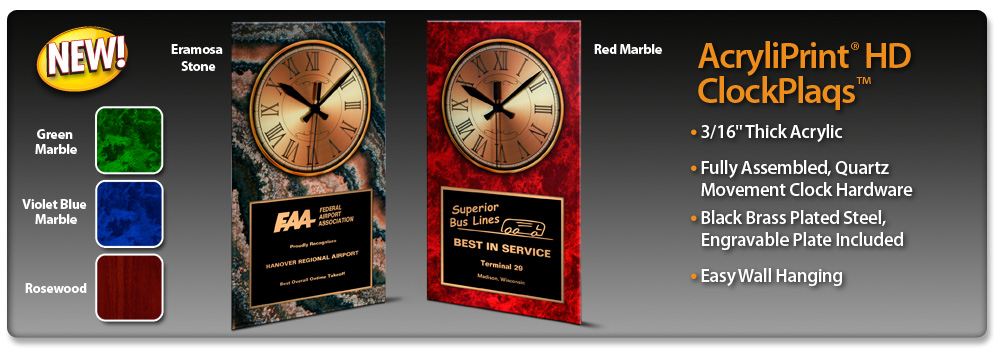 Acrylic Idea Factory Acryliprint HD Clockplaqs