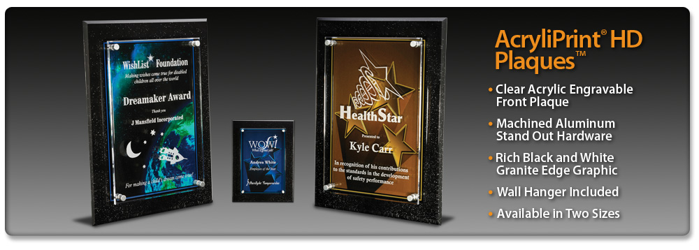 Acrylic Idea Factory AcryliPrint HD Plaques 