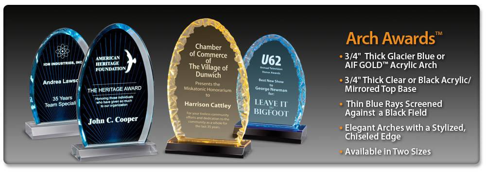 Acrylic Idea Factory Arch Awards 