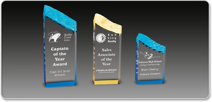 Acrylic Idea Factory Chiseled Edge Awards