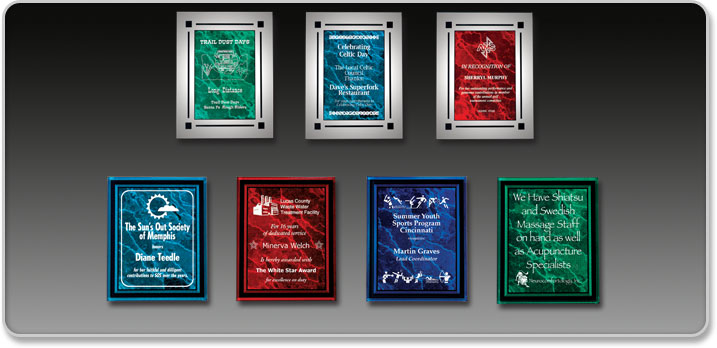 Acrylic Idea Factory Clearplaq and Border Plaques