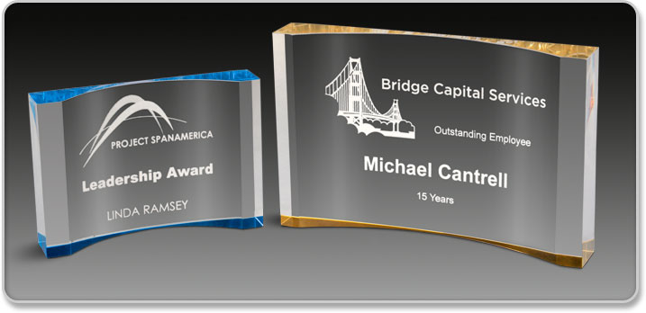 Acrylic Idea Factory Crescent Awards