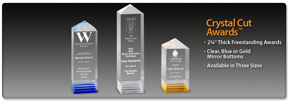 Acrylic Idea Factory Crystal Cut Awards 