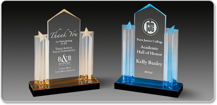 Acrylic Idea Factory Impress Star Columns  Awards