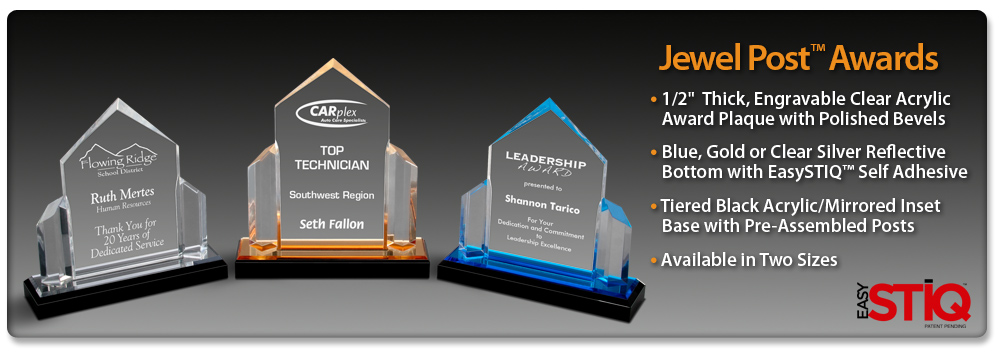 Acrylic Idea Factory Jewel Post Awards