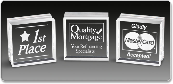 Acrylic Idea Factory Mini Desk Awards