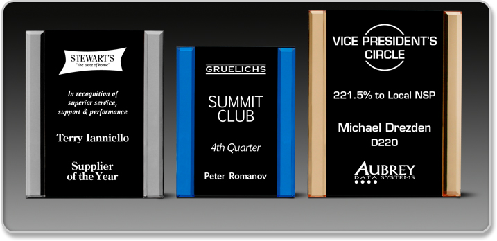 Acrylic Idea Factory Mirror Recognition Plaques