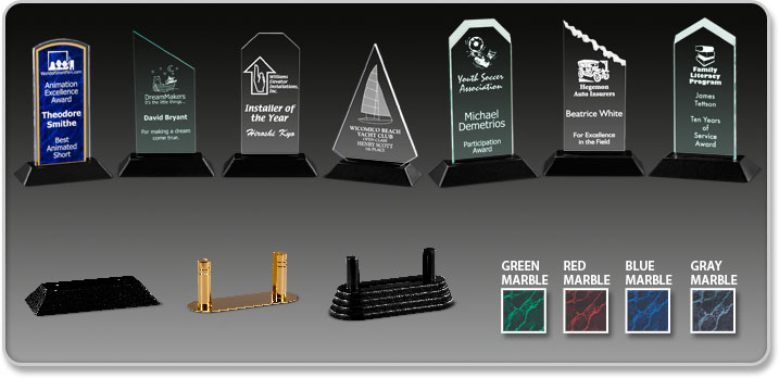 Acrylic Idea Factory Pop-In and Pop-In Frosted Acrylic Awards