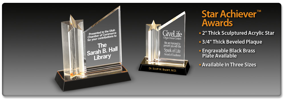 Acrylic Idea Factory Star Achiever Awards 