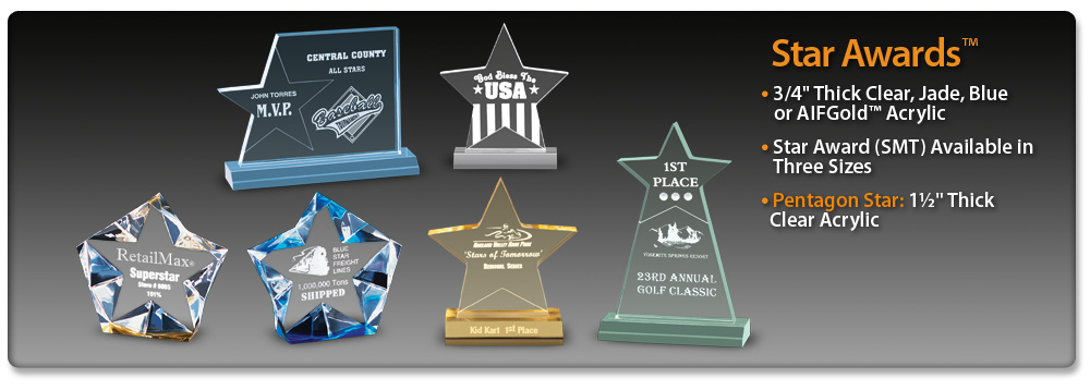 Acrylic Idea Factory Star Awards 