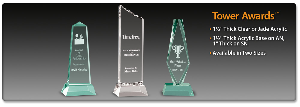 Acrylic Idea Factory Tower Awards 