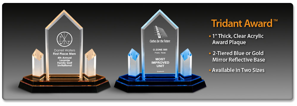 Acrylic Idea Factory Tridant Awards