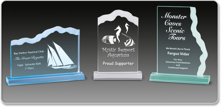 Acrylic Idea Factory Wave Edge Awards