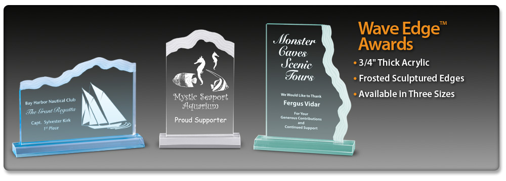 Acrylic Idea Factory Wave Edge Awards 